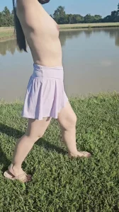散步露出